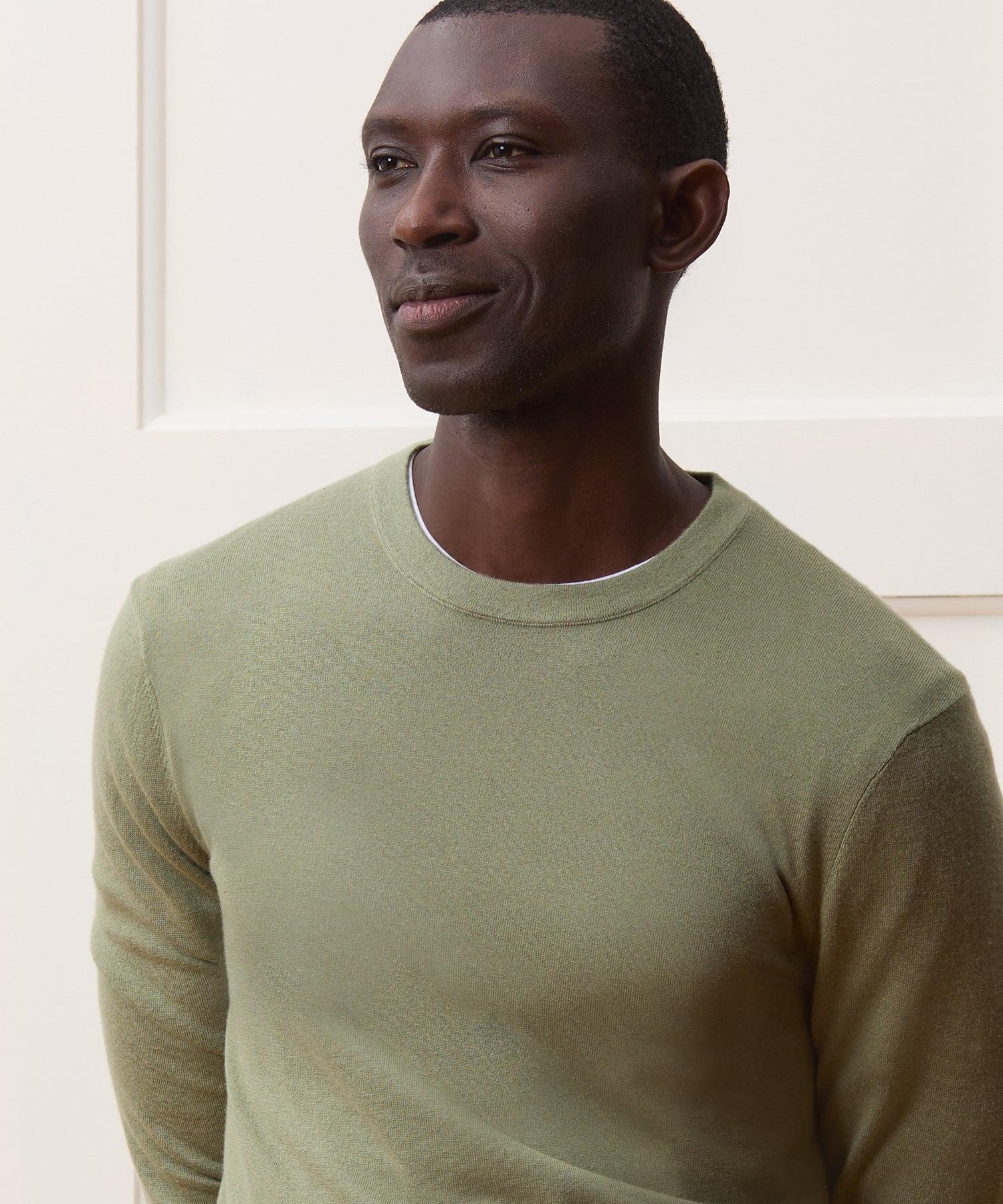 Silk-Cashmere Crewneck Sweater Product Image