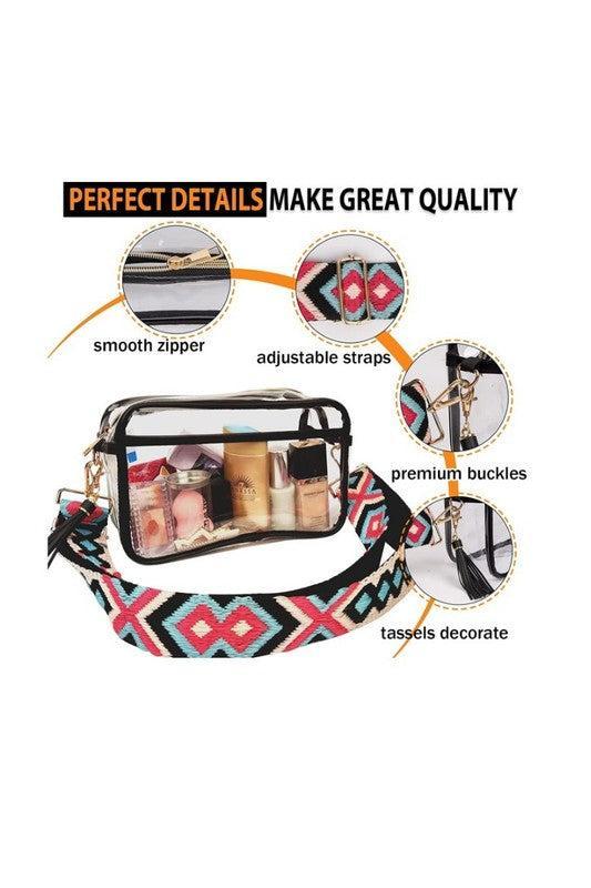 Courtney Clear Crossbody Bag Product Image