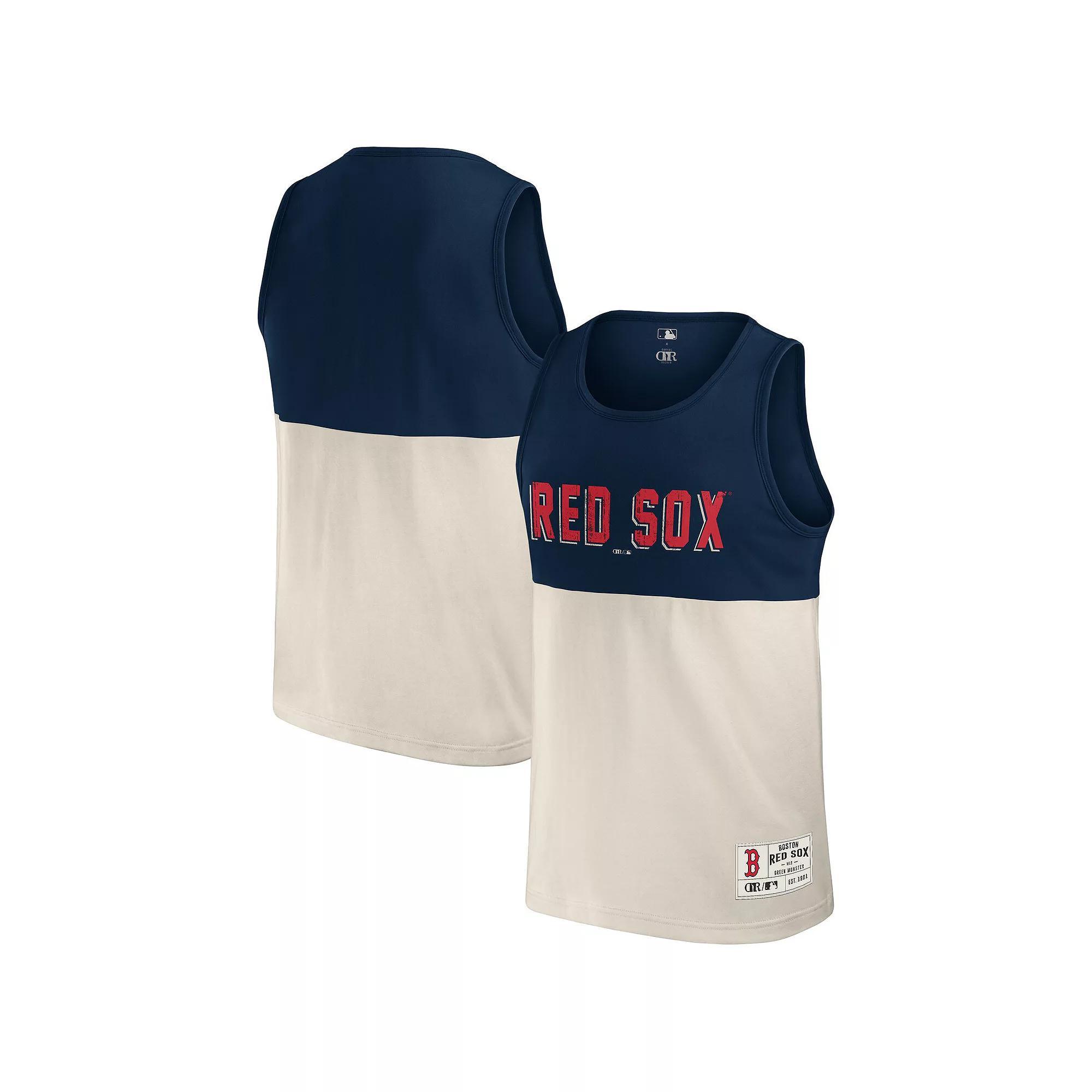 Men's Darius Rucker Collection by Fanatics Navy Boston Red Sox Colorblock Tank Top, Size: Large, Blue Product Image