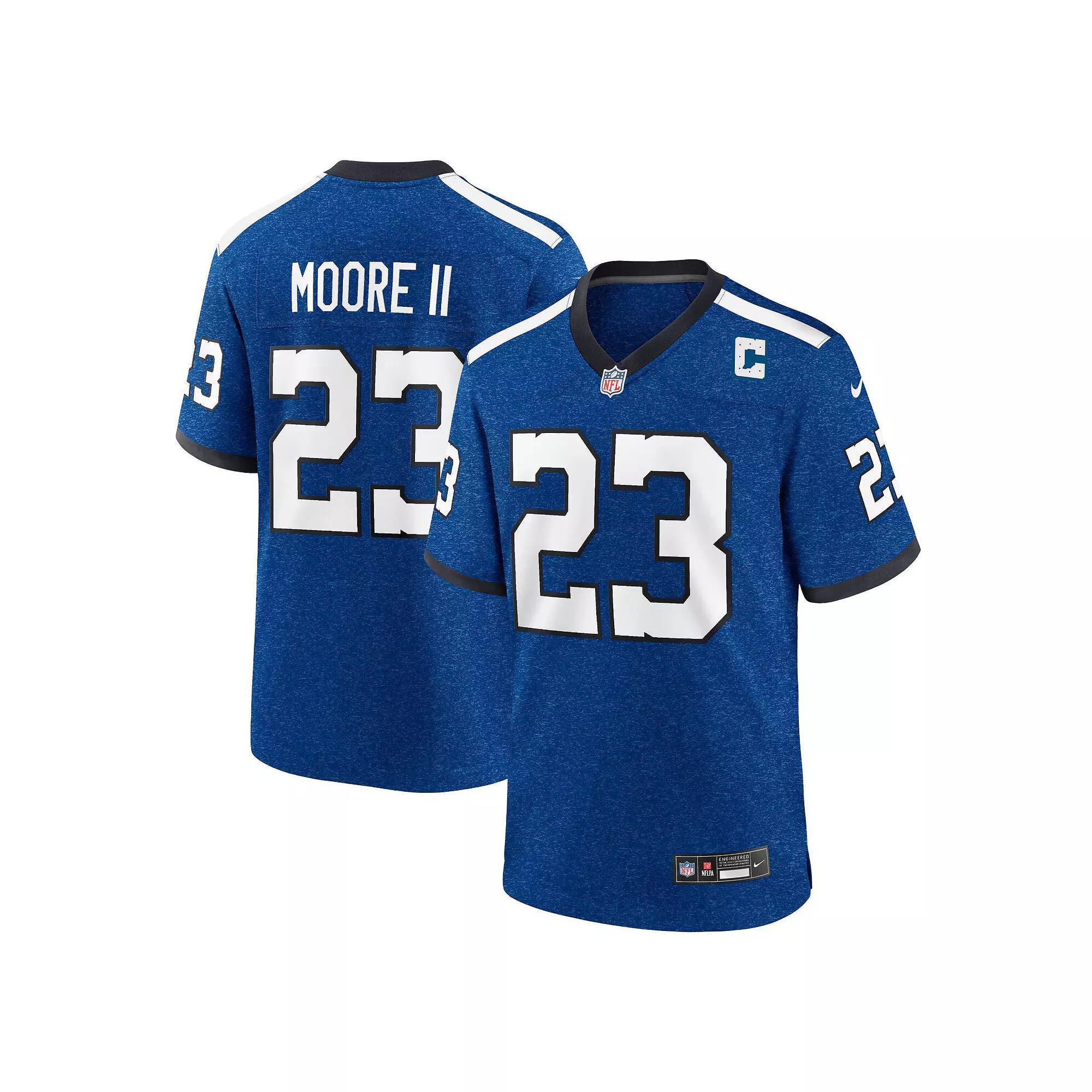 Men's Nike Kenny Moore II Royal Indianapolis Colts Indiana Nights Alternate Game Jersey,  Product Image