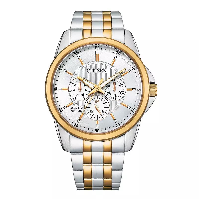 Citizen Mens Two-Tone Stainless Watch - AG8346-51A Gold Silver Product Image