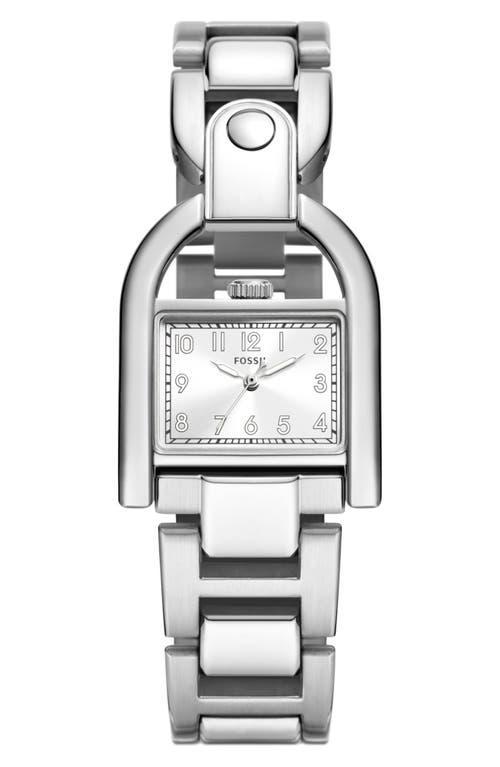 Fossil Womens Harwell Three-Hand Stainless Steel Bracelet Watch Product Image