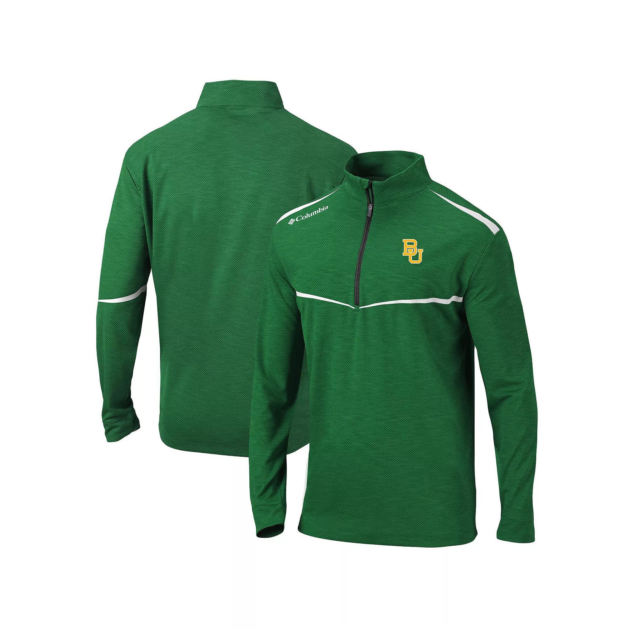 Men's Columbia Green Baylor Bears Scorecard Quarter-Zip Jacket,  Product Image