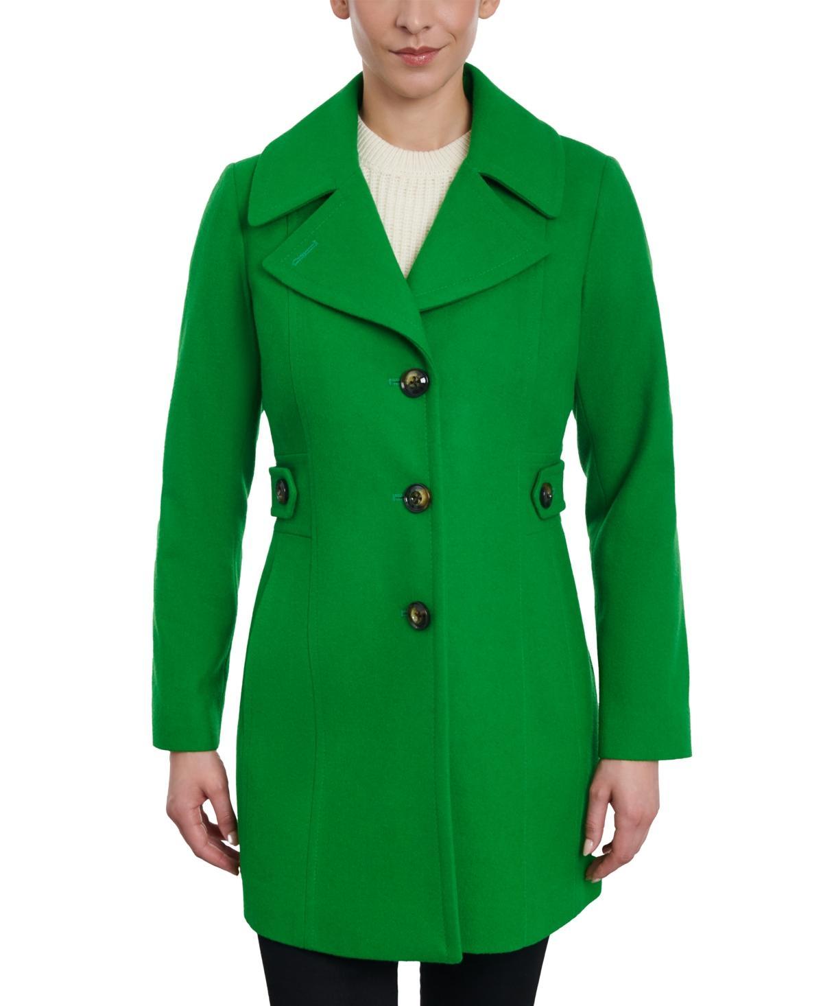 Anne Klein Womens Single-Breasted Peacoat, Created for Macys Product Image