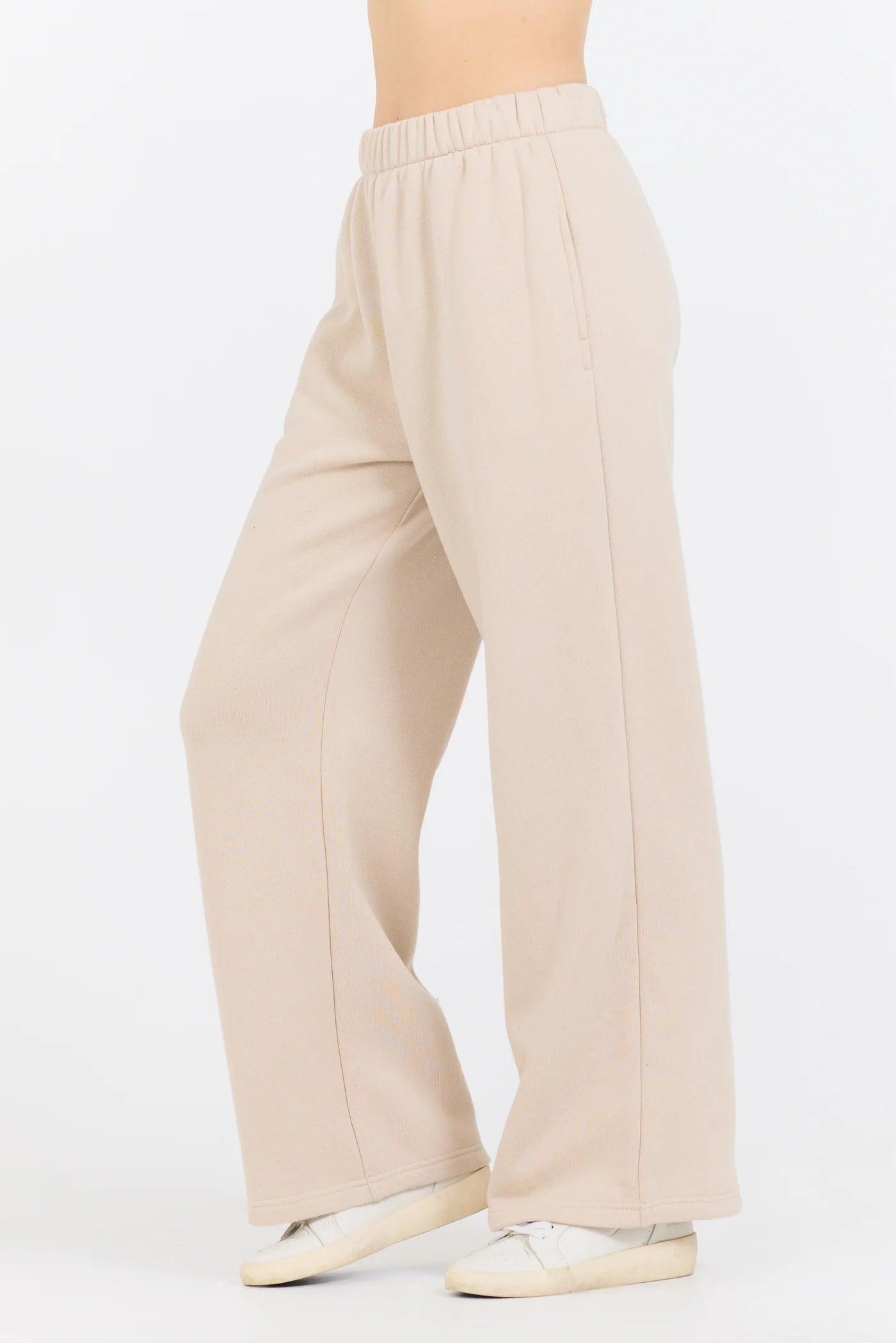 Fleece Wide Leg Pant Product Image