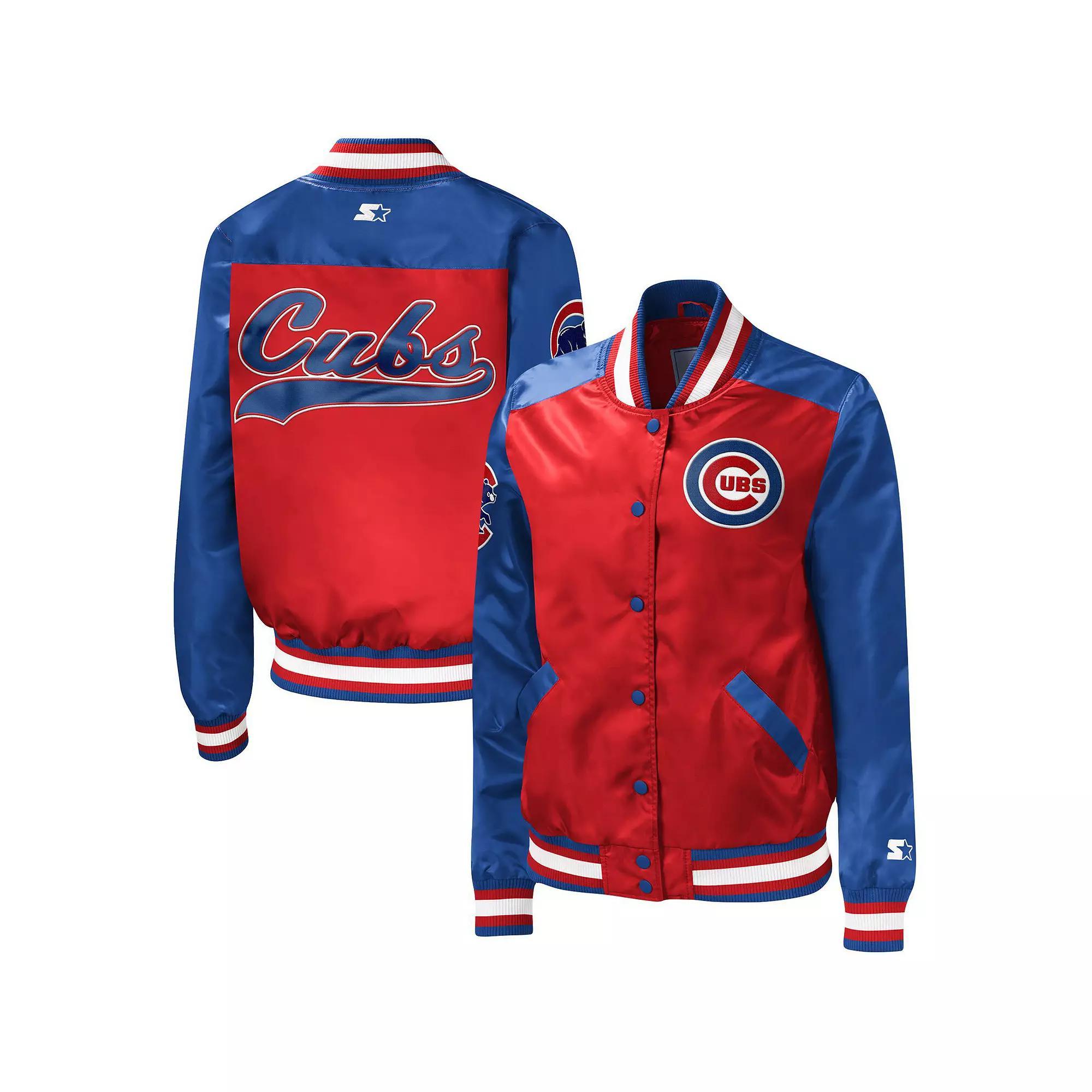 Women's Starter Red Chicago Cubs The Legend Full-Snap Jacket, Size: Large Product Image