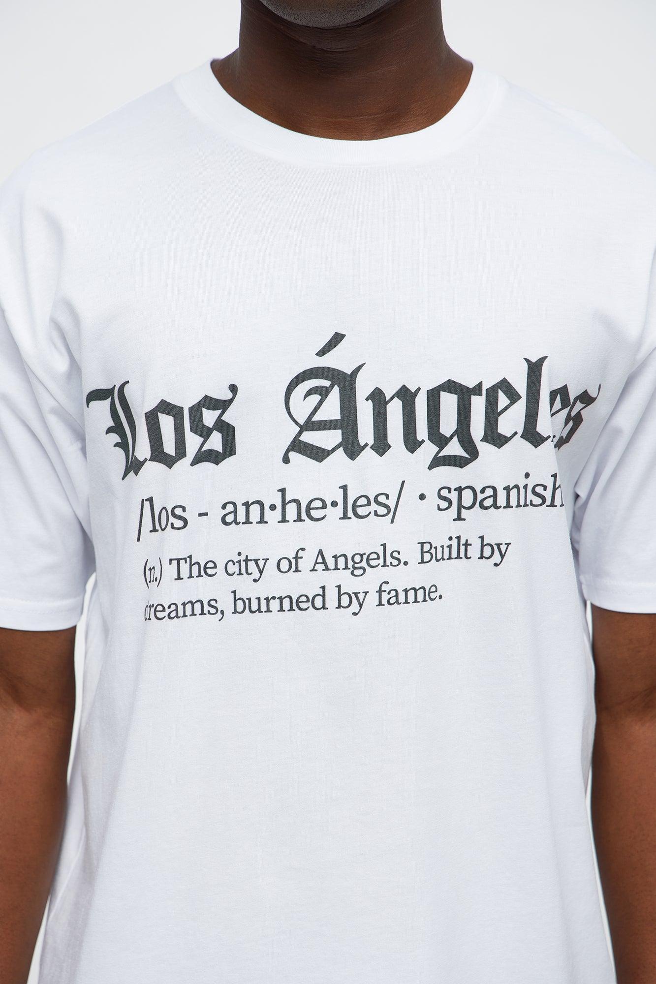 Definition Of Los Angeles Short Sleeve Tee - White Male Product Image