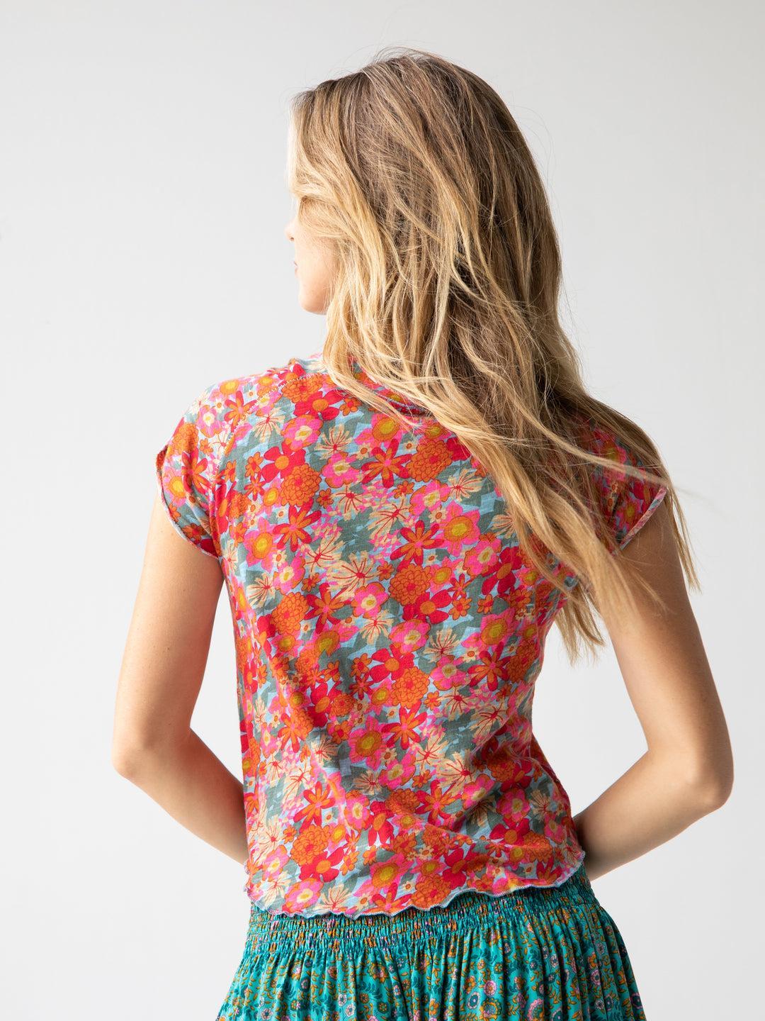 Lily Cotton Short Sleeve Tee Shirt - Spread Kindness Product Image