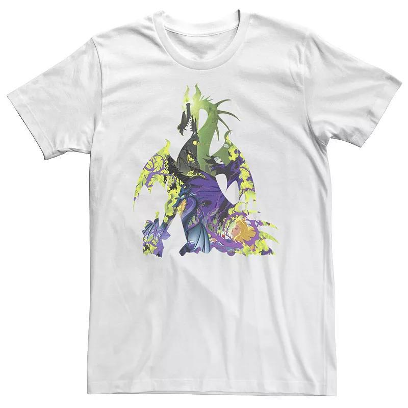 Big & Tall Disney Sleeping Beauty Maleficent Dragon Silhouette Tee, Men's,  Product Image