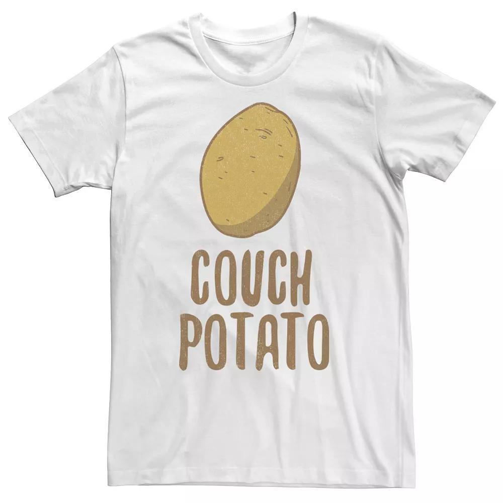 Men's Couch Potato Portrait Text Graphic Tee,  Product Image