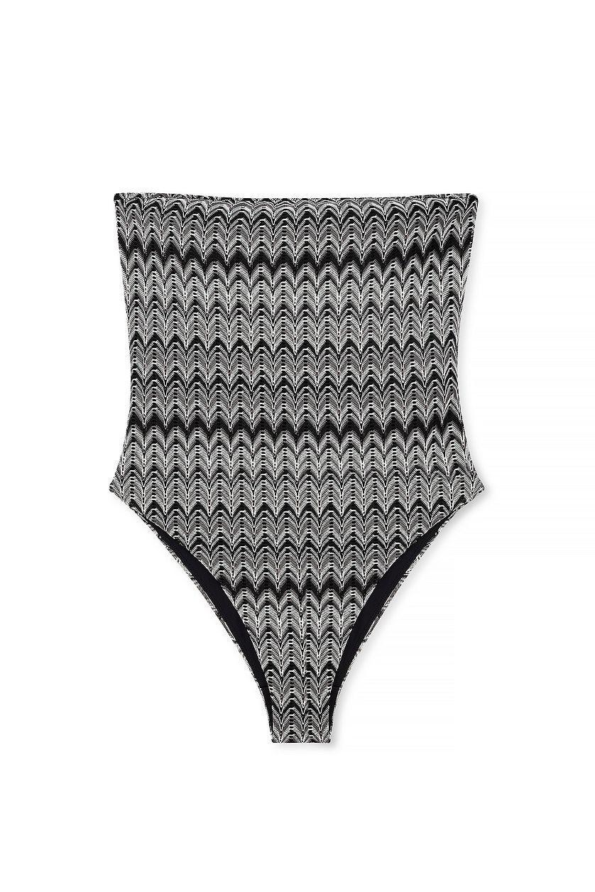 Knitted Bandeau Swimsuit Product Image