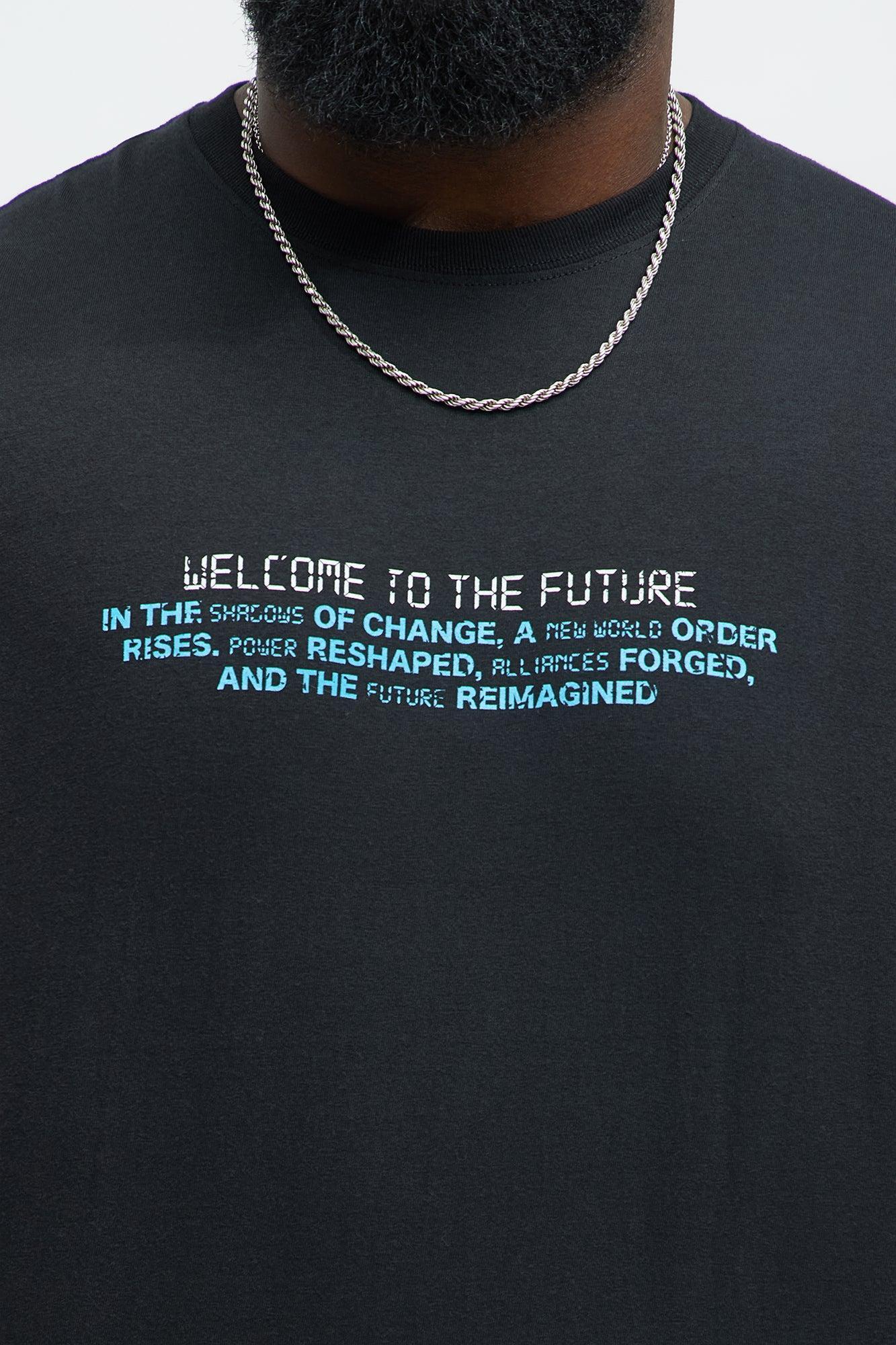 Welcome To The Future Short Sleeve Tee - Black Product Image
