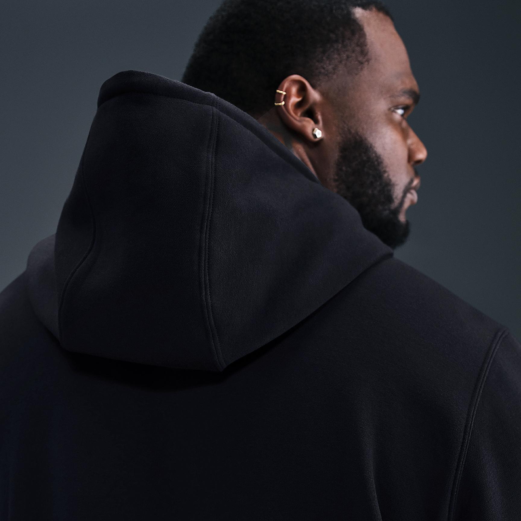 Nike Mens Club Pullover Fleece Hoodie | FN3859-010 Product Image