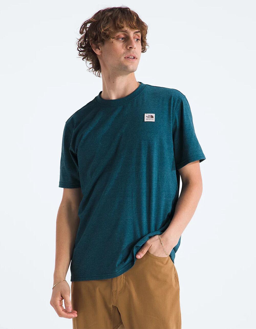 THE NORTH FACE Heritage Patch Mens Tee - DARK BLUE Product Image