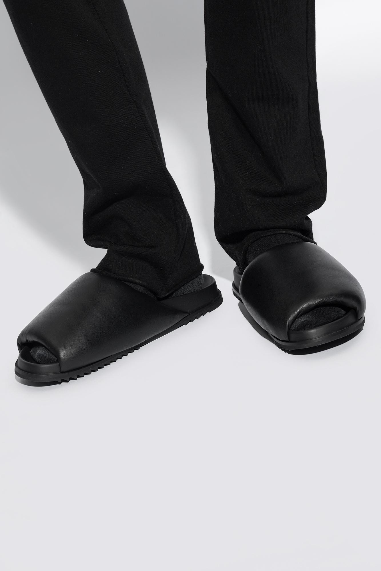 Granolas Padded Slides In Black Product Image