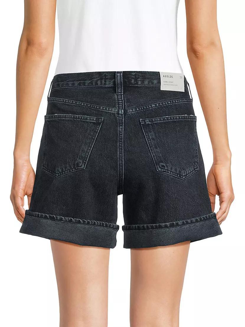 Dame Long Denim Shorts Product Image