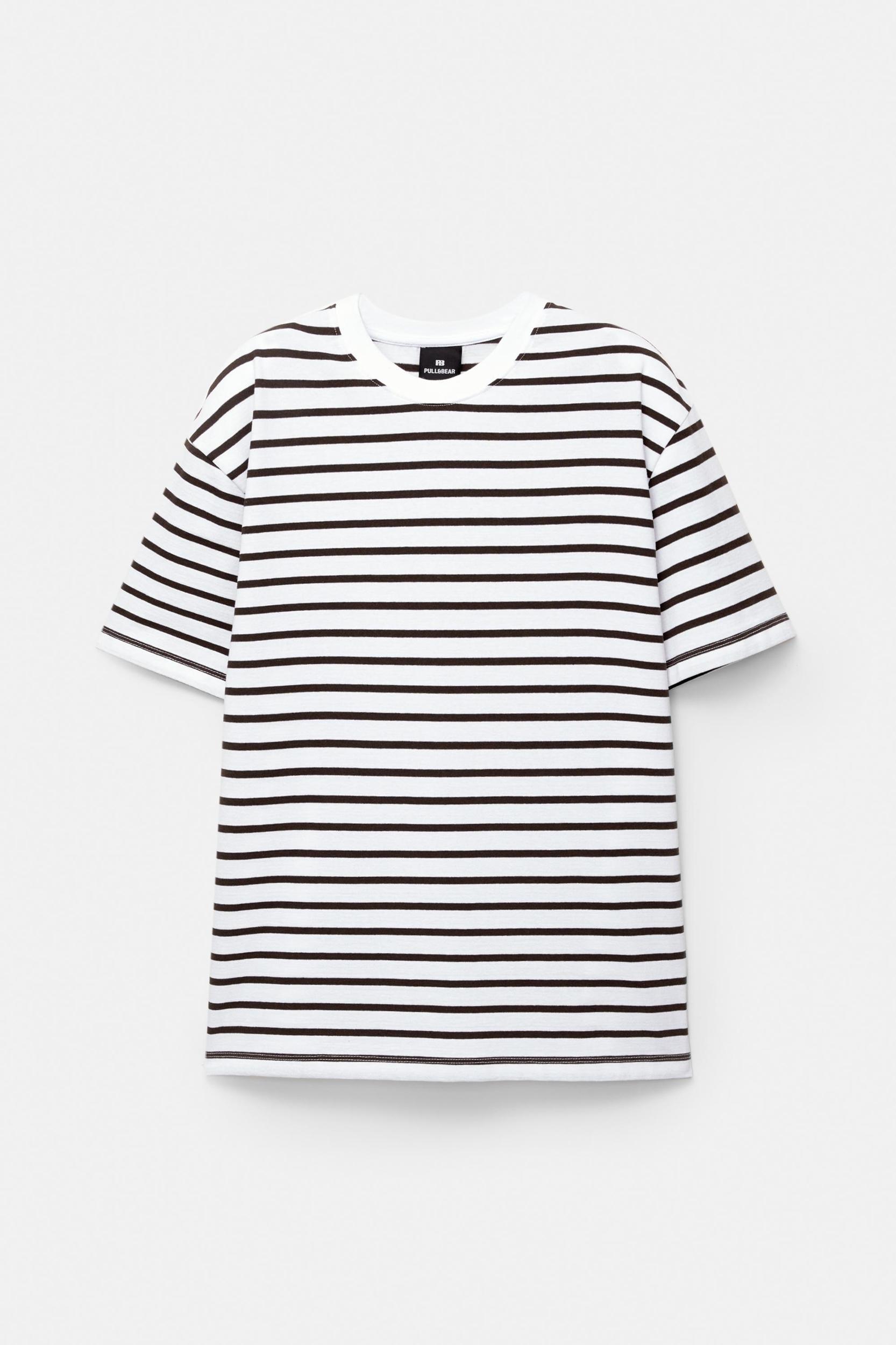 Striped short sleeve T-shirt Product Image