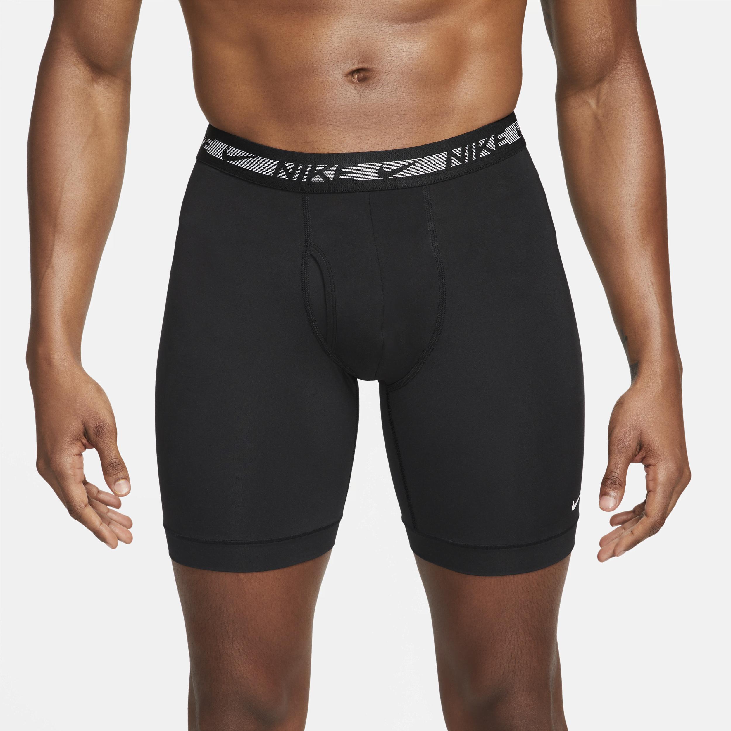 Nike Dri-FIT Ultra Stretch Micro Mens Long Boxer Brief (3-Pack) Product Image