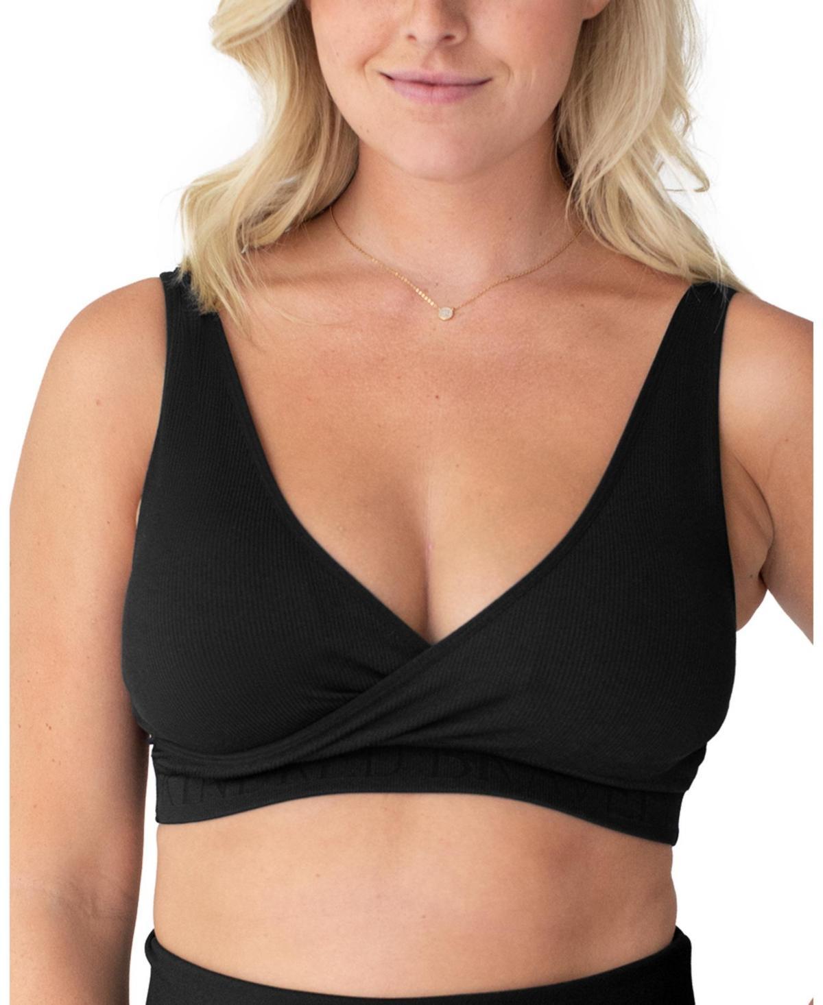 Kindred Bravely Womens Sublime Nursing Adjustable Crossover Bra - Pink 1X-Busty Product Image