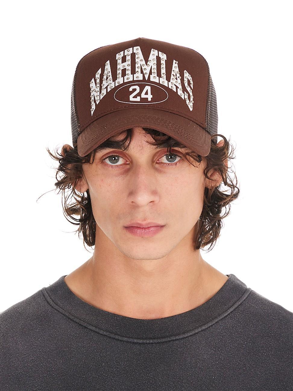 Mens Marque Studded Logo Trucker Hat Product Image