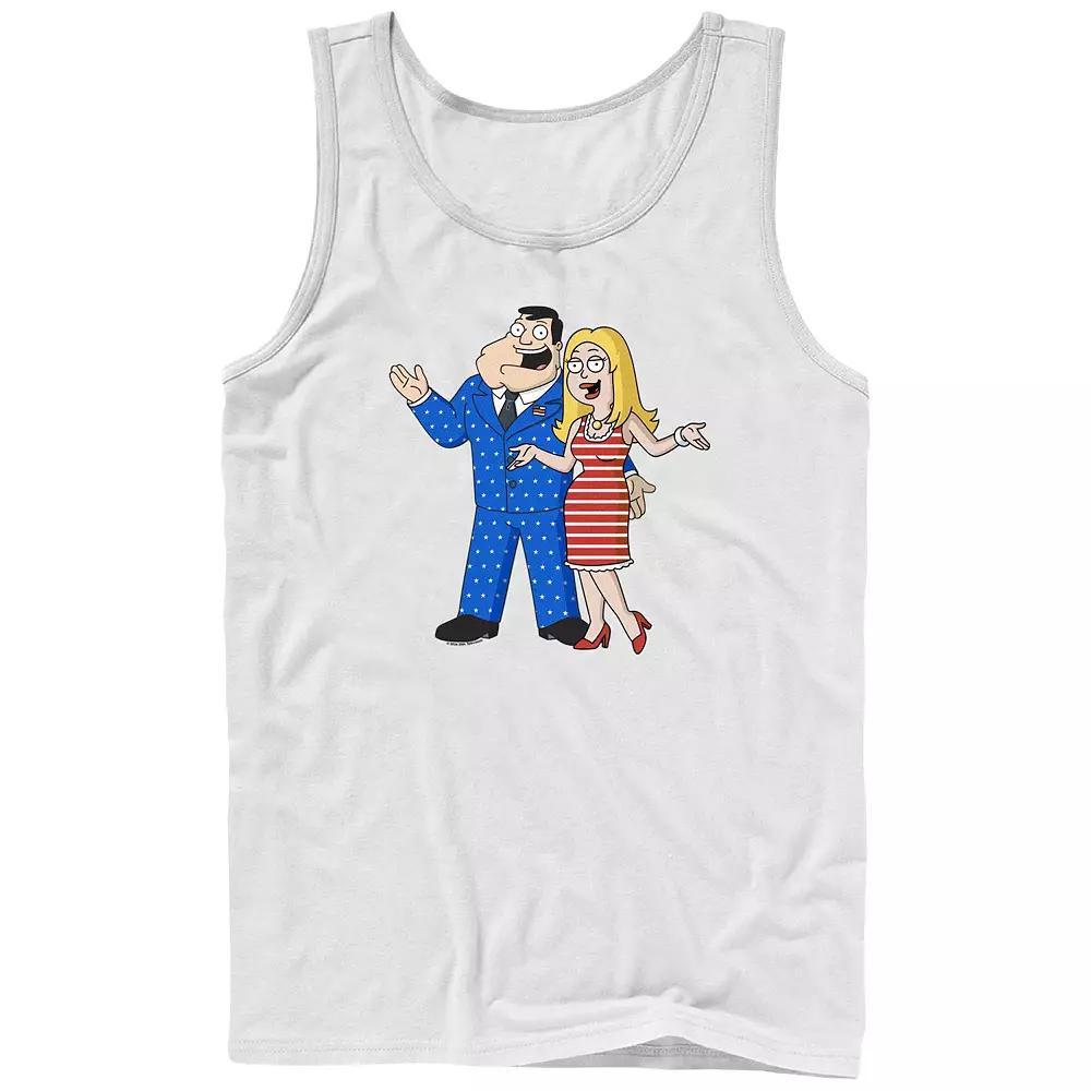 Men's American Dad Americana Outfits Graphic Tank,  Product Image