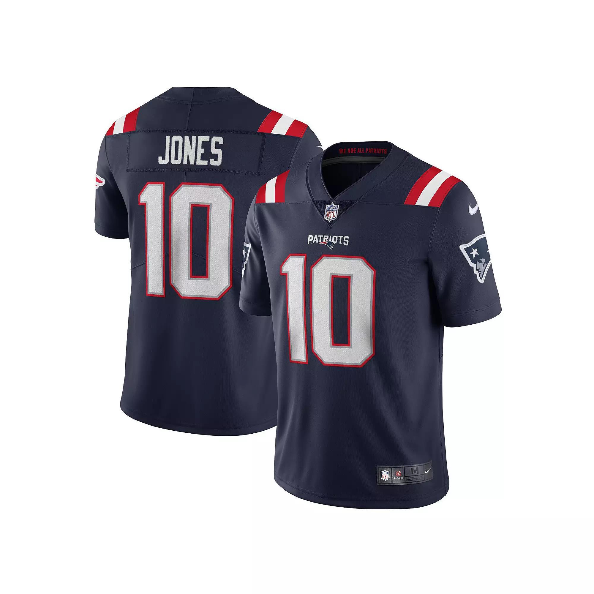 Men's Nike Mac Jones Navy New England Patriots Vapor Limited Jersey, Size: 3XL, Blue Product Image