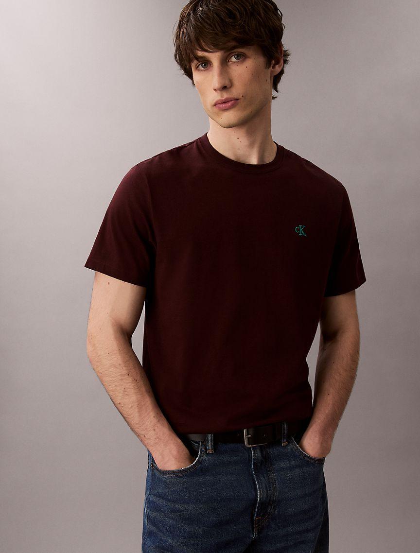 Embroidered Monogram Logo Relaxed T-Shirt Product Image