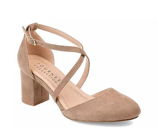 Journee Collection Womens Foster Wide Pump Product Image