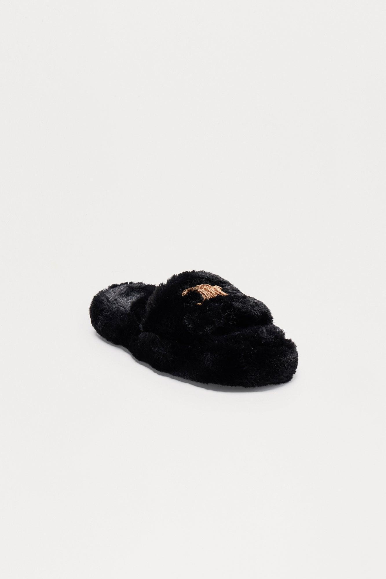 Winda Faux Fur Slippers - Tan Female Product Image