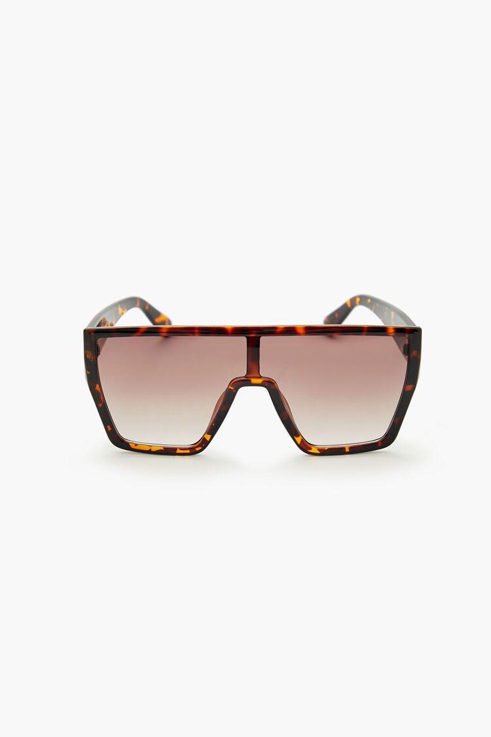 Tortoiseshell Shield Sunglasses | Forever 21 Product Image