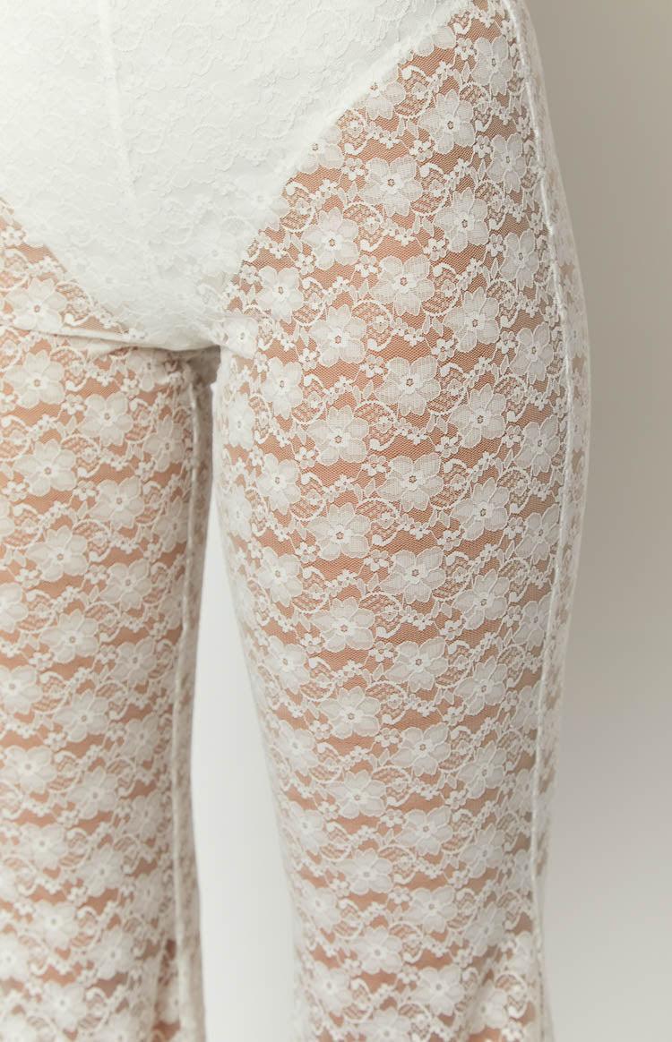 Mirage White Lace Pants Product Image