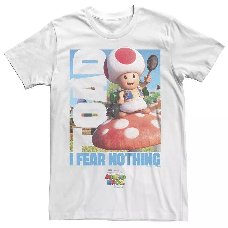 Mens The Super Mario Bros. Movie Toad the Fearless Mushroom Graphic Tee Product Image