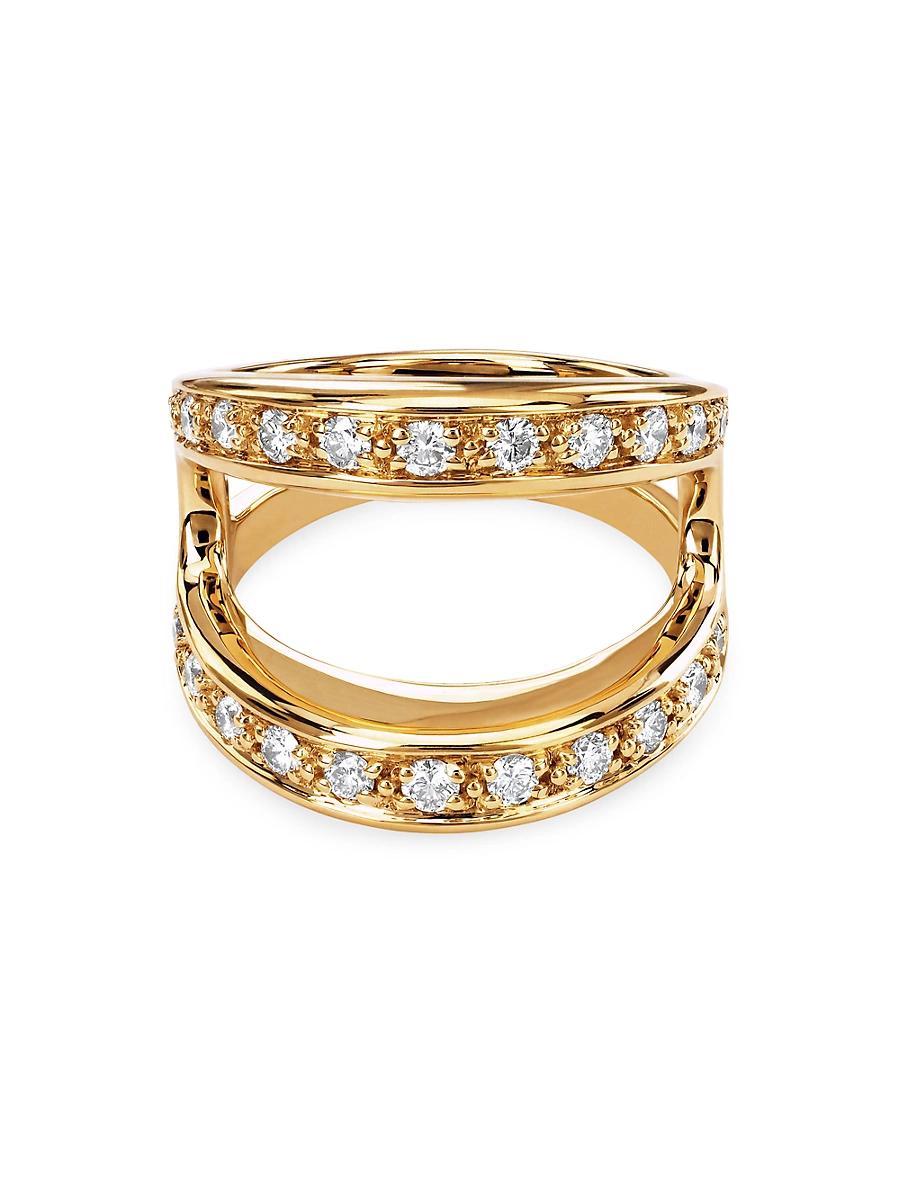 Womens Masque 18K Yellow Gold & 0.75 TCW Diamond Ring Product Image