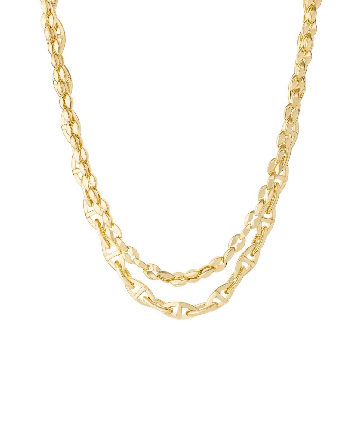 Ettika Golden Rays Linked Chain 18K Gold Plated Necklace Set Product Image