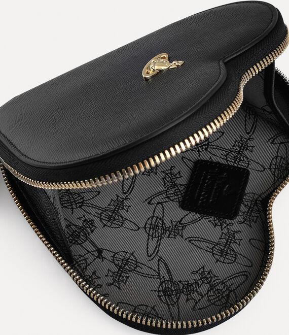 VIVIENNE WESTWOOD New Heart Crossbody In Black Product Image