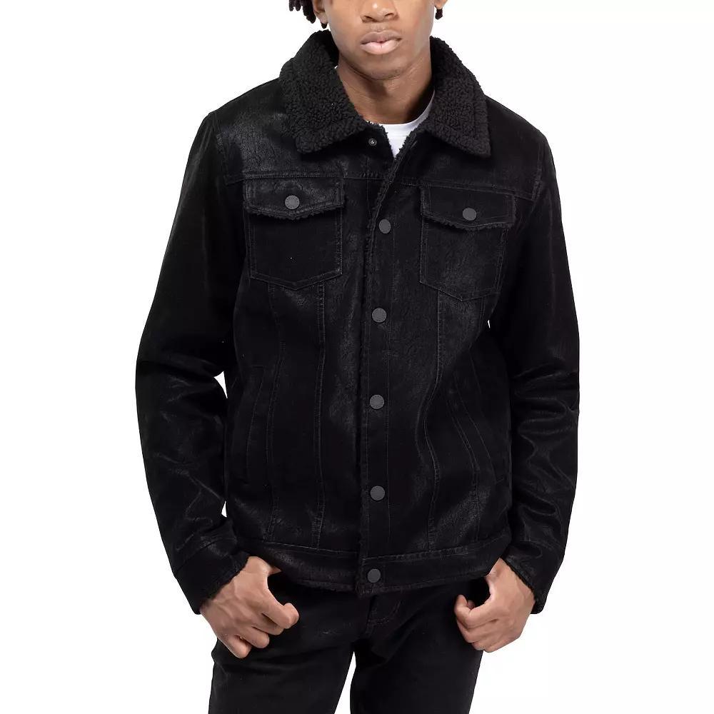 Men's Xray Jacket with Faux Shearling Lining, Size: XL, Black Product Image