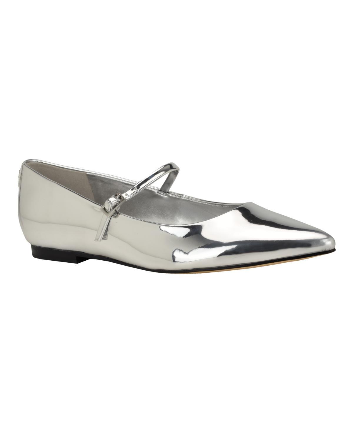 Calvin Klein Kamryn Patent) Women's Flat Shoes Product Image