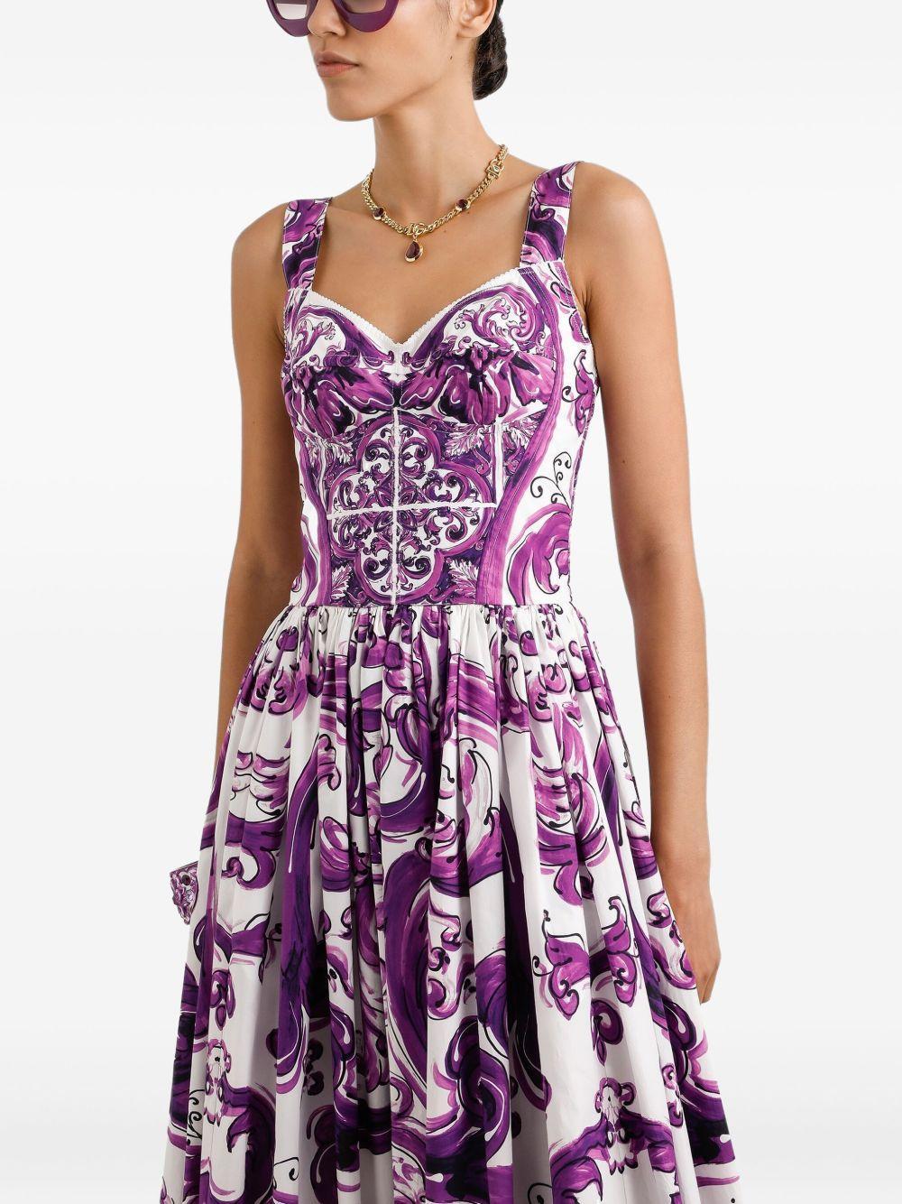 graphic-print midi dress Product Image