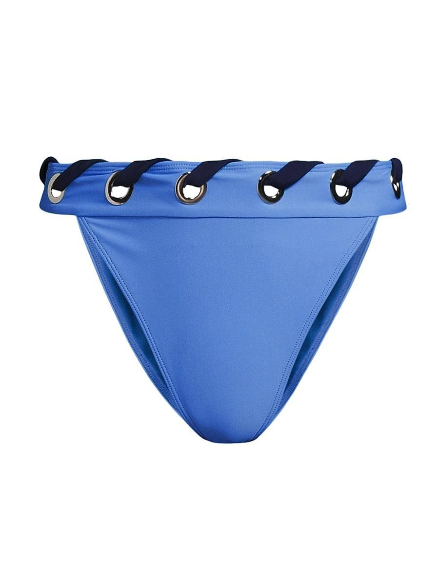 Womens Luvenia High-Waist Bikini Bottom Product Image