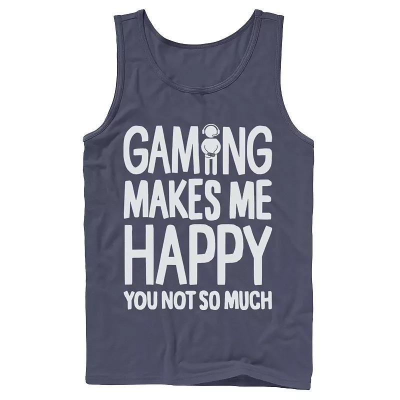 Men's Gaming Makes Me Happy You Not So Much Gamer Tank Top,  Product Image