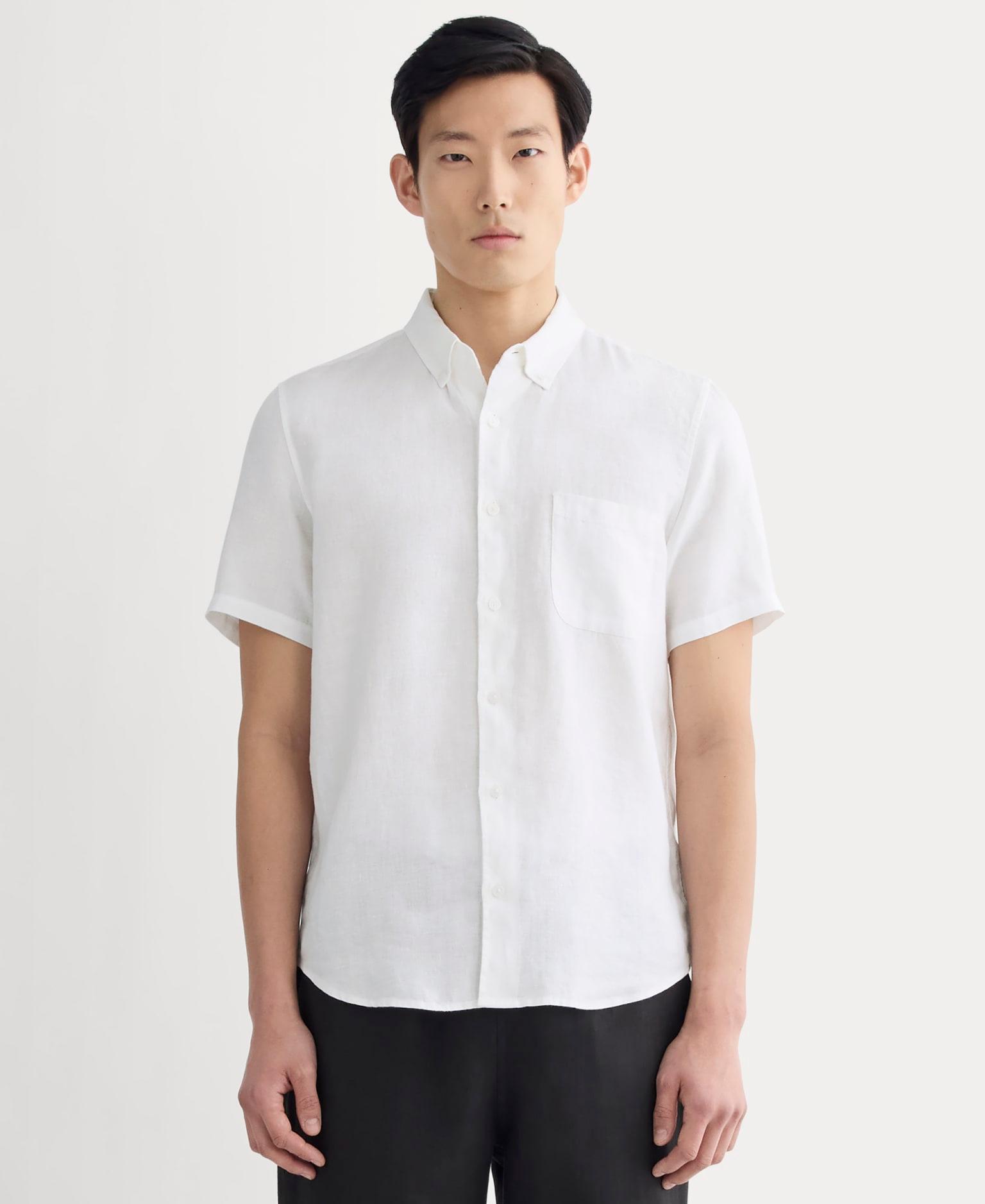 Mens Classic Short-Sleeve Shirt in Linen by Everlane Product Image