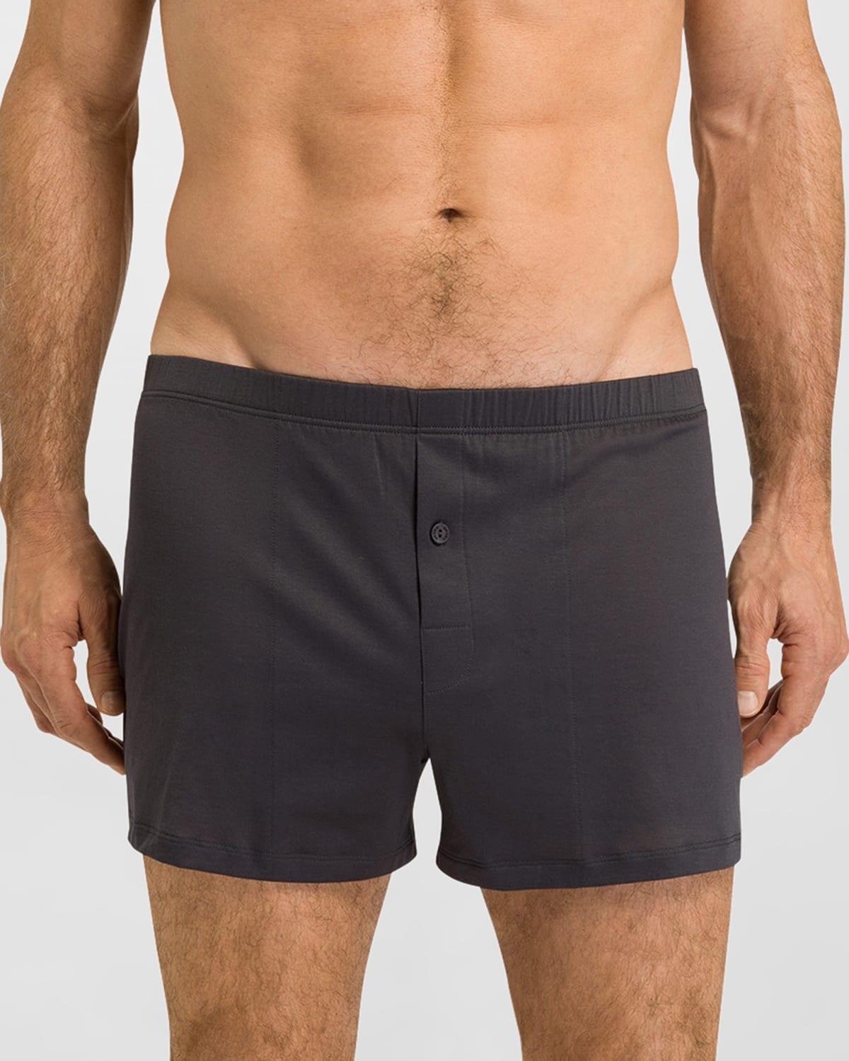 Mens Sporty Mercerized Cotton Boxers Product Image