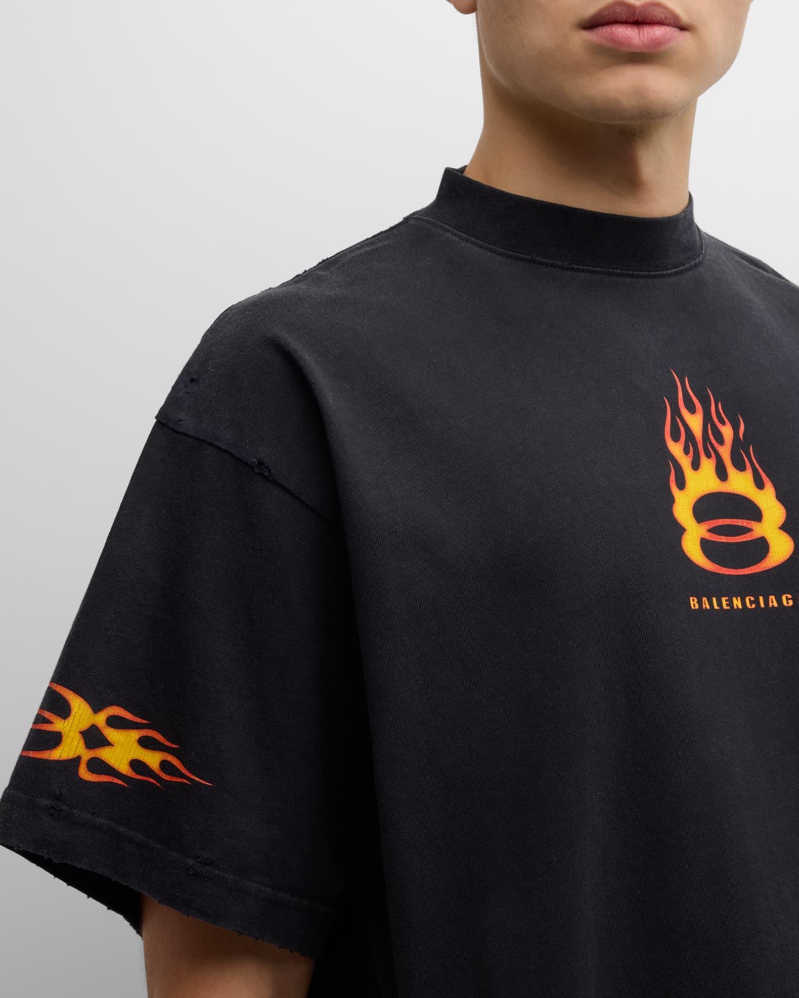 Men's Burning Unity Oversized T-Shirt Product Image