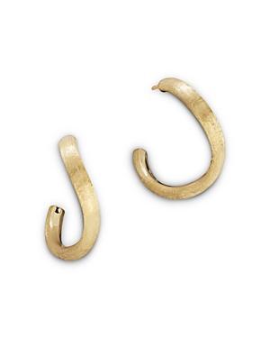 Marco Bicego 18K Yellow Gold Jaipur Textured Medium Hoop Earrings Product Image