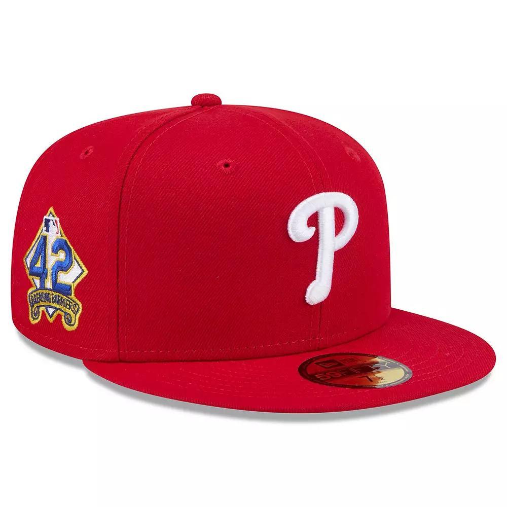Mens New Era Philadelphia Phillies 2025 Jackie Robinson Day 59FIFTY Fitted Hat Product Image
