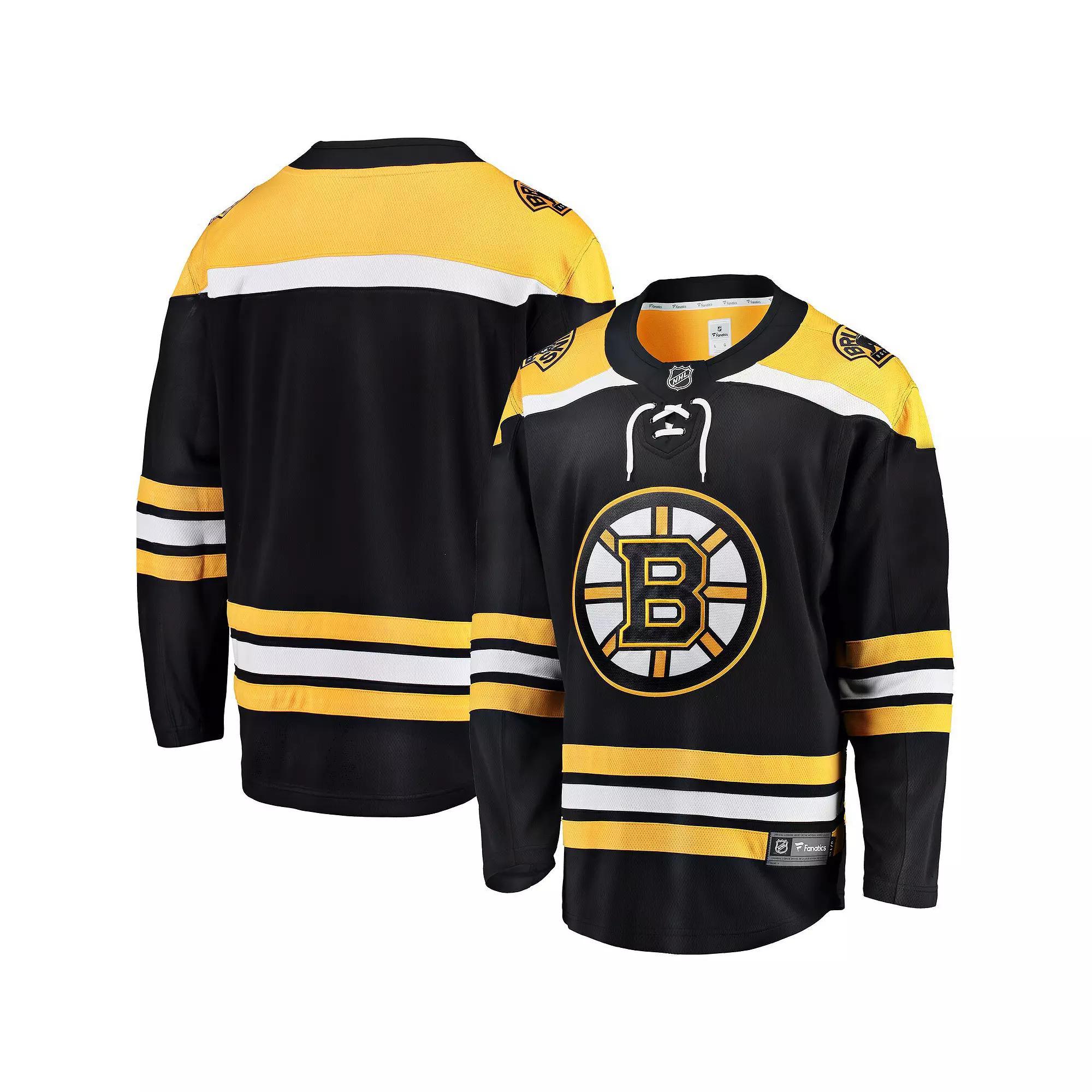 Men's Fanatics Branded Black Boston Bruins Breakaway Home Jersey,  Product Image