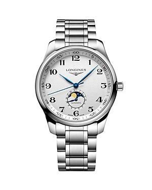 Longines Mens Master Collection Automatic Stainless Steel Bracelet 42mm Watch Product Image