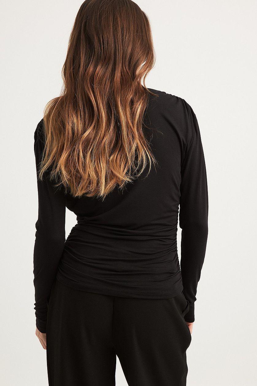 Draped Jersey Top Product Image