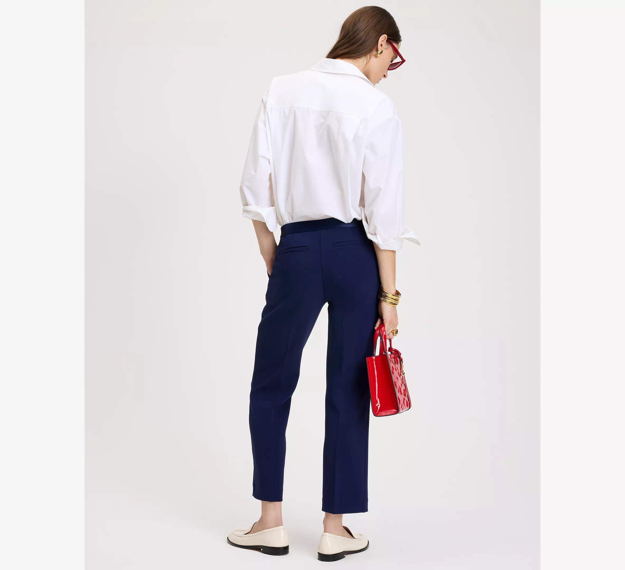 Straight Leg Bow Pants Product Image