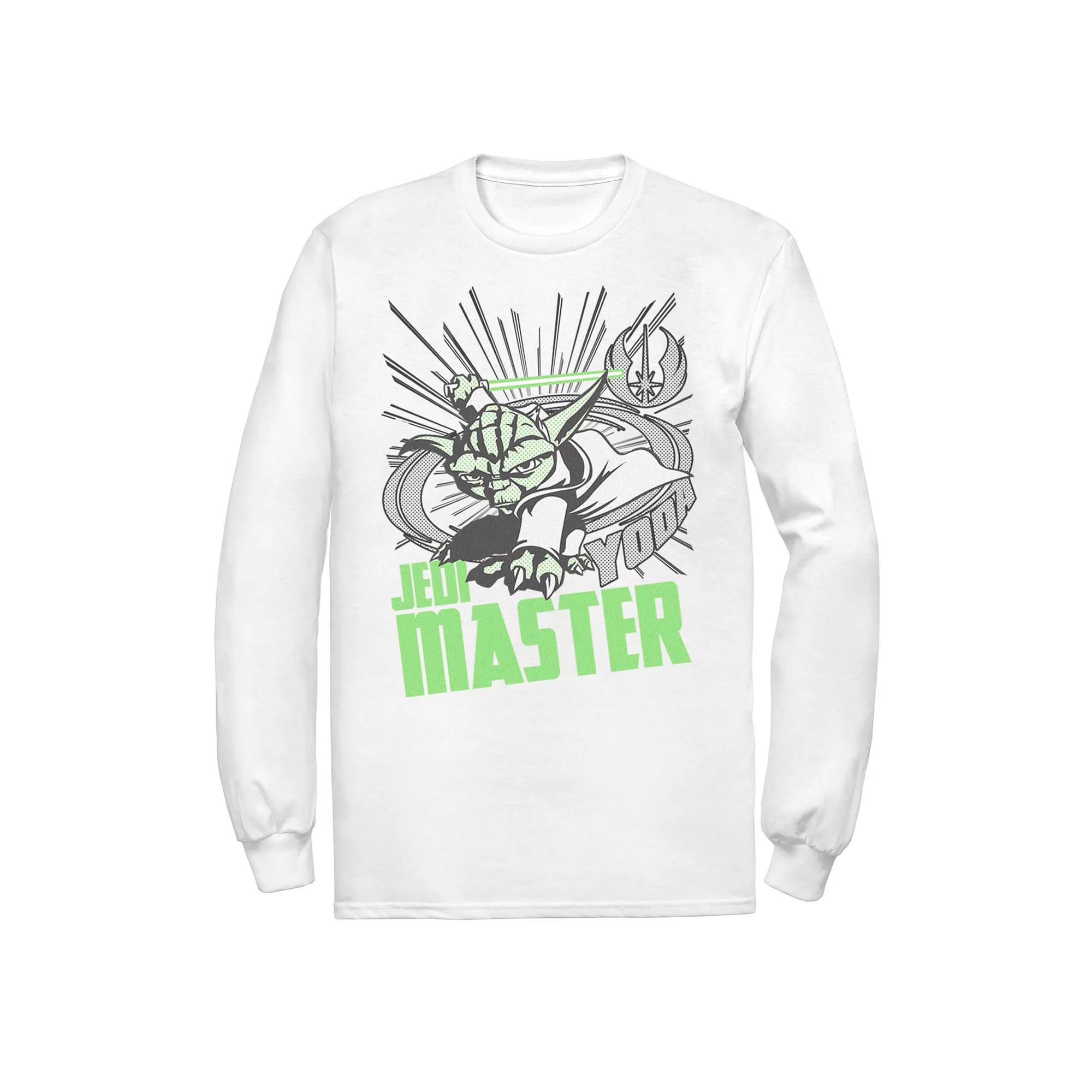 Men's Star Wars: Clone Wars Yoda Jedi Master Action Pose Tee,  Product Image